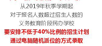 2019年南昌小升初最新政策及變化：民校隨機派位