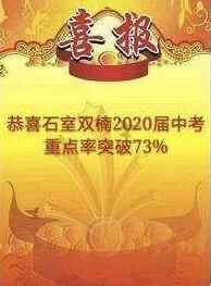 2020年石室雙楠實(shí)驗(yàn)學(xué)校中考成績升學(xué)率(中考喜報)