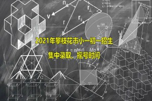 2021年攀枝花市小一初一招生集中錄取、搖號(hào)時(shí)間及注意事項(xiàng)