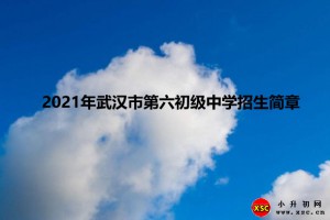 2021年武漢市第六初級中學(xué)招生簡章(體育后備人才)