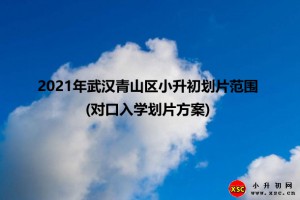 2021年武漢青山區(qū)小升初劃片范圍(對口入學劃片方案)