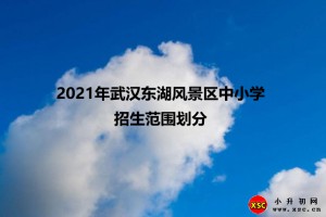 2021年武漢東湖風景區(qū)中小學招生范圍劃分(對口入學劃片方案)