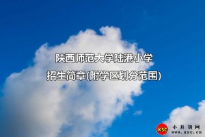 2021年陜西師范大學(xué)陸港小學(xué)招生簡章(附學(xué)區(qū)劃分范圍)