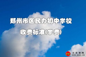 2021年鄭州市區(qū)民辦初中學校收費標準(學費)一覽