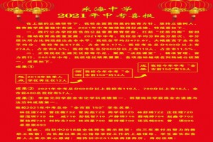 2021年陸豐市東海中學(xué)中考成績升學(xué)率(中考喜報(bào))