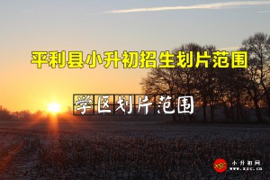 2022年平利縣小升初招生劃片范圍(小學(xué)對(duì)口直升初中)一覽表