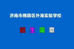 2022年濟(jì)南市槐蔭區(qū)外海實(shí)驗(yàn)學(xué)校招生簡(jiǎn)章