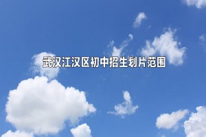 2022-2023年武漢江漢區(qū)初中招生劃片范圍(初中對口小學(xué))