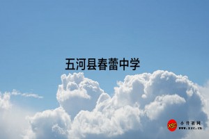 五河縣春蕾中學(xué)收費(fèi)標(biāo)準(zhǔn)(學(xué)費(fèi))及學(xué)校簡(jiǎn)介