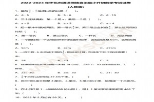 2022-2023年懷化市通道縣小升初數(shù)學考試試卷真題及答案(人教版)