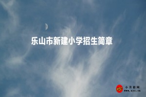 2023年樂(lè)山市新建小學(xué)招生簡(jiǎn)章(附招生劃片范圍)