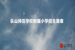 2023年樂山師范學(xué)校附屬小學(xué)招生簡(jiǎn)章(附招生劃片范圍)