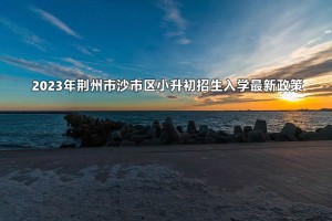 2023年荊州市沙市區(qū)小升初招生入學(xué)最新政策