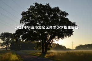 2023年寧波市北侖區(qū)育才小學(xué)招生簡(jiǎn)章(附招生地段范圍)