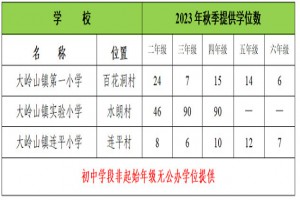 2023年?yáng)|莞市大嶺山鎮(zhèn)中小學(xué)轉(zhuǎn)學(xué)插班申請(qǐng)時(shí)間及流程