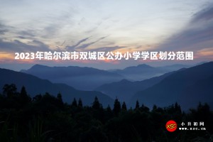 2023年哈爾濱市雙城區(qū)公辦小學(xué)學(xué)區(qū)劃分范圍一覽