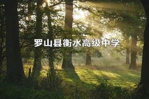 羅山縣衡水高級中學(xué)收費標(biāo)準(zhǔn)(學(xué)費)及學(xué)校簡介