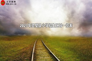 2023年靈璧縣小學招生區(qū)域一覽表(劃片范圍)