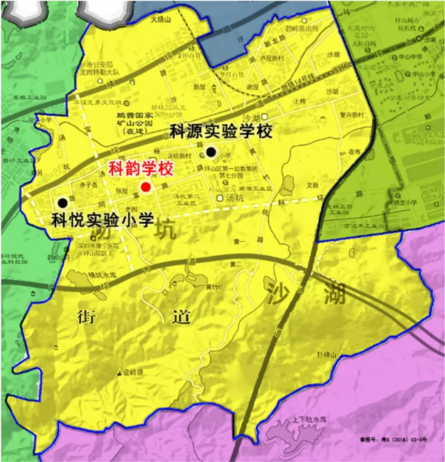 2024年深圳市坪山區(qū)科韻學(xué)校招生學(xué)區(qū)劃分范圍(含示意圖)