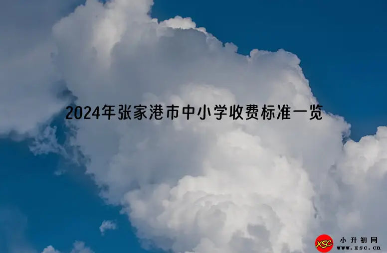 2024年張家港市中小學(xué)收費(fèi)標(biāo)準(zhǔn)一覽(春季學(xué)期)